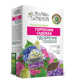 Удобрение Robin Green органоминеральное с микроэлементами для ГОРТЕНЗИИ в коробке, 1 кг