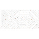Настенная плитка Sweet белый рельеф 29,8x59,8x8,5 (17569)