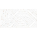 Настенная плитка Sweet белый рельеф 29,8x59,8x8,5 (17569)