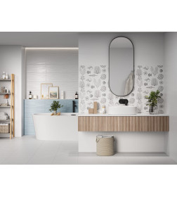 Плитка  Gracia Aqua white wall 01 250х600 (1-й сорт)