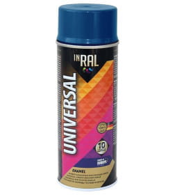 Эмаль-аэрозоль INRAL ENAMEL 31  универсальная (5010) синий, 400 мл