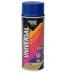Эмаль-аэрозоль INRAL ENAMEL 32  универсальная (5002) темно-синий, 400 мл
