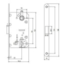 Дверная защелка Code Deco 5300-MC-WC-NIS