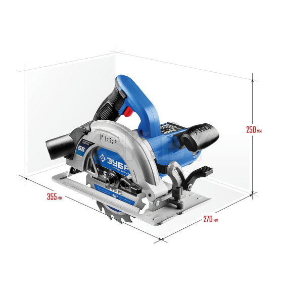 Пила циркулярная ЗУБР Профессионал ПДП-55 (ПДП-65) 
