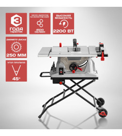 Станок пильный по дереву Ставр ПДС-250/2200П (ст250-2200ппдс)