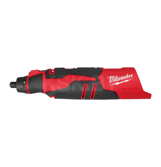 Шлифмашина прямая аккумуляторная (гравер) Milwaukee M12 BLROT-0 (4933493591) 