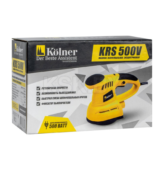 Шлифмашина эксцентриковая Kolner KRS 500V (кн500) (8020700536) 