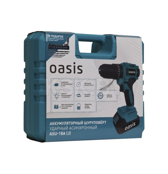 Шуруповерт аккумуляторный Oasis ASU-18A (J)