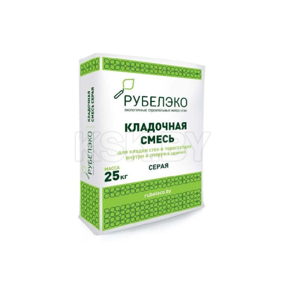 Растворная смесь сухая кладочная Кладочная смесь РуБелЭко серая (25 кг)