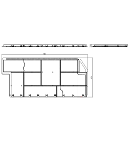 Фасадная панель Альта-Профиль Гранит Карпатский 1010х450х23мм