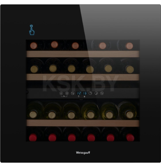 Встраиваемый винный шкаф Weissgauff WWCI-36 DB Dual Zone (WWCI-36DBDualZone) 