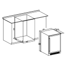 Встраиваемый винный шкаф Weissgauff WWC-46 DB DualZone (WWC-46DBDualZone) 