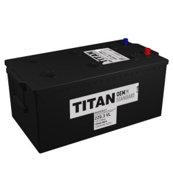 Аккумулятор TITAN STANDART 220Ah 1250A L+