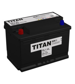 Аккумулятор TITAN STANDART L3 75Ah 650A L+