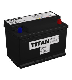 Аккумулятор TITAN STANDART L3 75Ah 650A R+