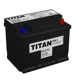 Аккумулятор TITAN STANDART L2 60Ah 550A R+