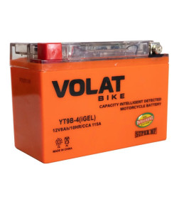 Аккумулятор VOLAT YT9B-4 (iGEL) 12V 8Ah 115A L+