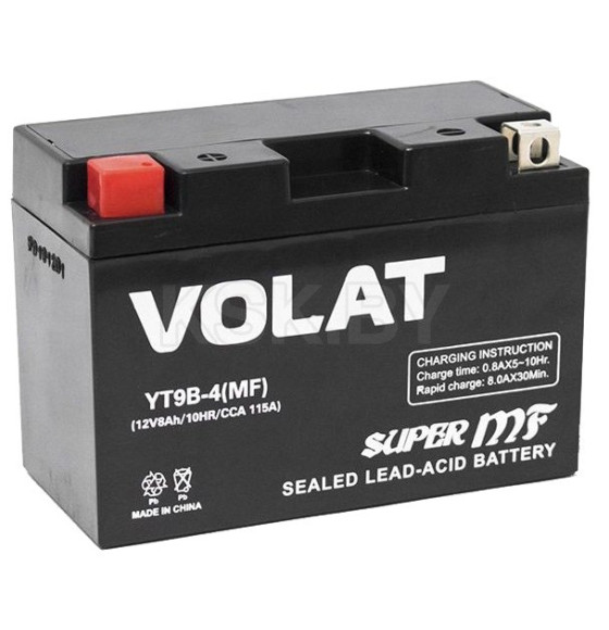 Аккумулятор VOLAT YT9B-4 (MF) 12V 8Ah 115A L+ (YT9B-4 MF) 