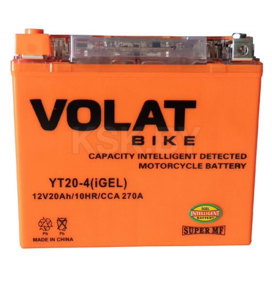 Аккумулятор VOLAT YT20-4 (iGEL) 12V 20Ah 270A L+ (YT20-4 iGEL) 