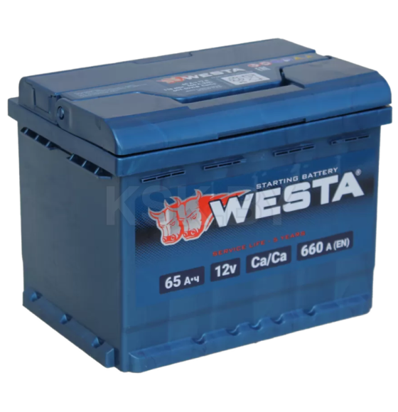 Аккумулятор WESTA  6СТ-65 VLR Euro (П240015) 