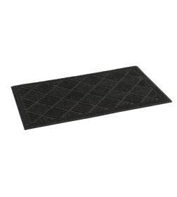 Коврик придверный Multy Home Contours Parquet 43x63 см, антрацит