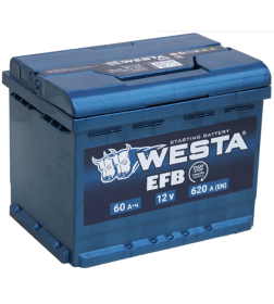 Аккумулятор WESTA EFB 6СТ-60 VLR Euro