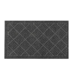 Коврик придверный Multy Home Contours Parquet, 45x75см, темно-серый