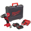 Дрель-шуруповерт аккумуляторная ударная Milwaukee M18 BLPDRC-202C (4933492822) 