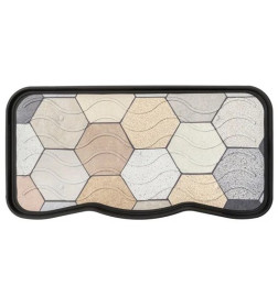Поддон для обуви Signet, 38x75см, принт Hexagon Stones