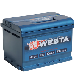 Аккумулятор WESTA  6СТ-60 VLR Euro (низкий)