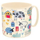 Кружка 280 мл пластиковая с декором 2211453 (2211453) 