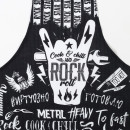 Фартук Доляна Rock'n'roll, 60 × 70 см, рогожка, хлопок 100 %, 160 г/м² (4136460) 