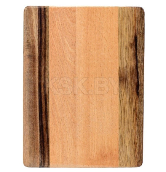 Доска разделочная деревянная (акация/бук) 28*21*1,9 см (арт. CB33628AW, код 272723) (CB33628AW) 