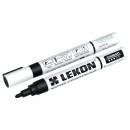 Маркер LEKON с нитроэмалью  цвет: черный 4 мм (круглый наконечник) (Китай) (011804) 