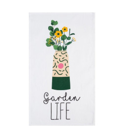 Набор кухонных полотенец Доляна Garden life 35х60см-7шт, 100% хлопок