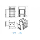 Печь банная ПБМ 16 (в модификации ПС) Мета-Бел (ПБМ 16) 