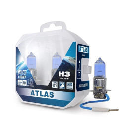 Автолампа AVS ATLAS PLASTIC BOX/5000К/PB H3.12V.55W.Plastic box (уп. 2шт.).