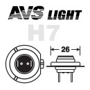 Автолампа AVS SIRIUS/NIGHT WAY/ PB H7.12V.55W.Plastic box (уп. 2шт.). (A78950S) 