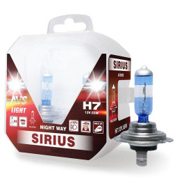 Автолампа AVS SIRIUS/NIGHT WAY/ PB H7.12V.55W.Plastic box (уп. 2шт.).