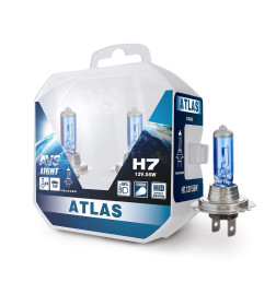 Автолампа AVS ATLAS PLASTIC BOX/5000К/PB H7.12V.55W.Plastic box (уп. 2шт.).