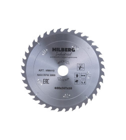 Диск пильный по дереву 400х36Тх50 мм Hilberg Industrial HW410