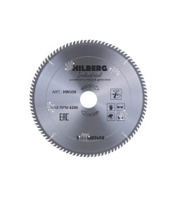 Диск пильный по дереву 350х100Тх50 мм Hilberg Industrial HW356