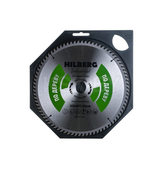 Диск пильный по дереву 300х80Тх30 мм Hilberg Industrial HW302 (HW302) 