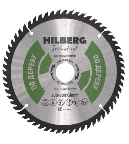 Диск пильный по дереву 200х60Тх30 мм Hilberg Industrial HW202