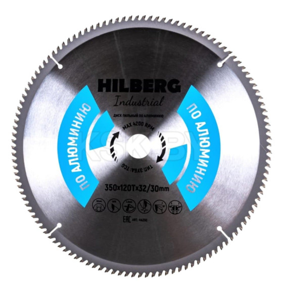 Диск пильный по алюминию 350х120Тх32/30 мм Hilberg Industrial HA350 (HA350) 