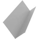 Планка примыкания верхняя 250х147х2000 мм RAL7004 (св. серый) п/э