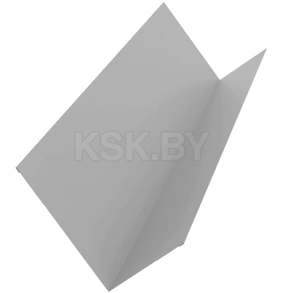 Планка примыкания верхняя 250х147х2000 мм RAL7004 (св. серый) п/э