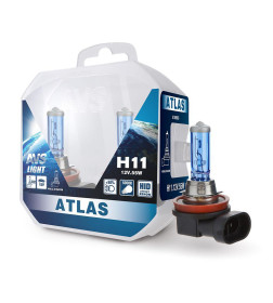 Автолампа AVS ATLAS PLASTIC BOX/5000К/PB H11.12V.55W.Plastic box (уп. 2шт.).