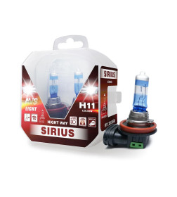 Автолампа AVS SIRIUS/NIGHT WAY/ PB H11.12V.55W.Plastic box (уп. 2шт.).