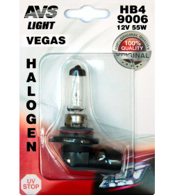 Автолампа AVS Vegas  HB4/9006.12V.55W.1шт.